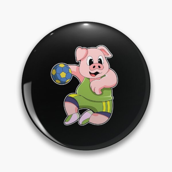 Item preview, Pig Handball player Handball  designed and sold by Snabdesign84.