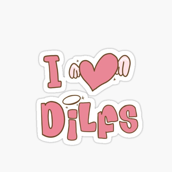 y2k I love dilfs Sticker
