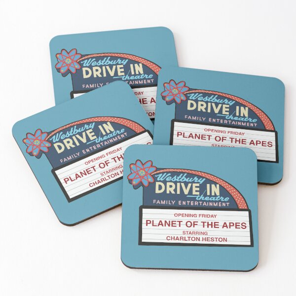 Item preview, Drive-In Movie Planet of the Apes Marquee designed and sold by SketchyThingz.