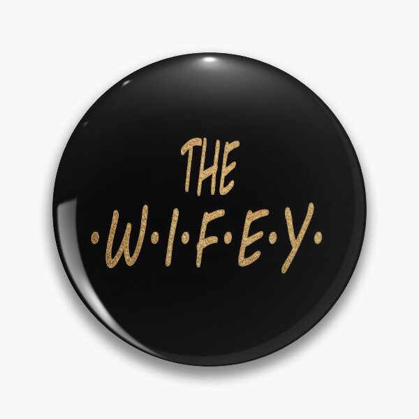 Item preview, THE WIFEY.  THE W.I.F.E.Y.  Gold Print Humorous designed and sold by luvmhykdesigns.