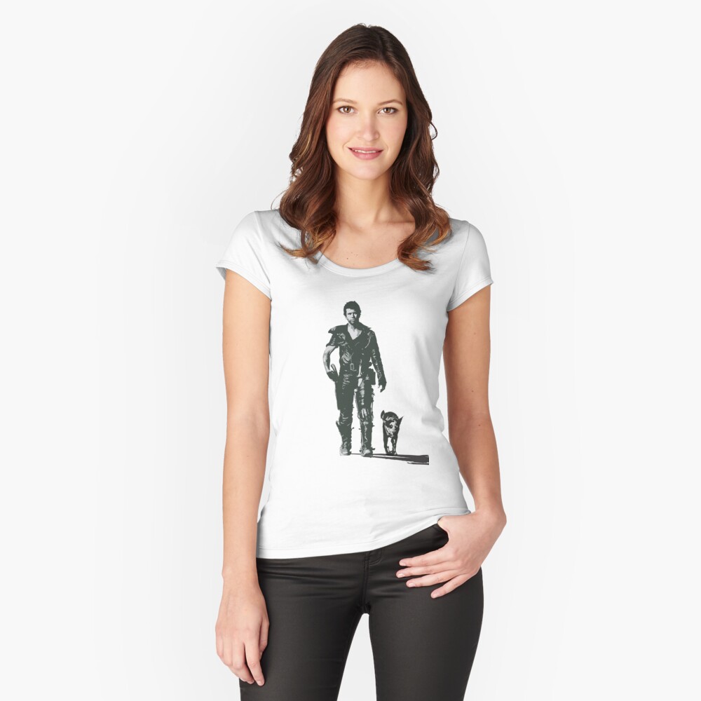Item preview, Fitted Scoop T-Shirt designed and sold by DanJohnDesign.