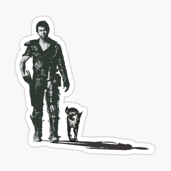MAD MAX - L'affiche personnalisée du guerrier de la route Sticker
