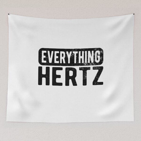 Item preview, SOUND ENGINEER/ AUDIO ENGINEER GIFT - everything Hertz designed and sold by AndreasMei.