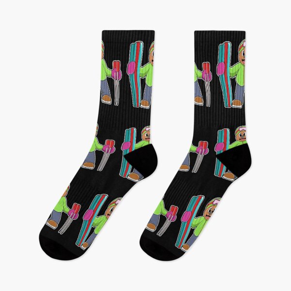 Item preview, Bear as Skier with Ski & Ski poles designed and sold by Snabdesign84.