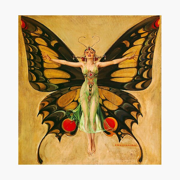 Item preview, F.X. Leyendecker - 1922 The Flapper (painting for 2-2-1922 Life cover) designed and sold by Lefteris Betsis.