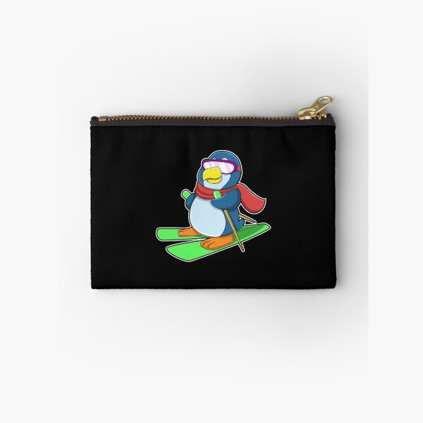 Item preview, Penguin as Skier with Ski Scarf & Sunglasses designed and sold by Snabdesign84.