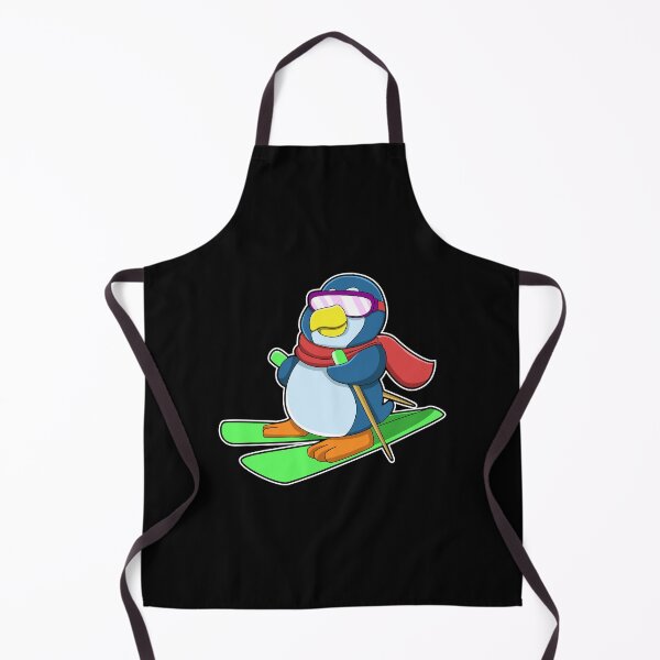 Item preview, Penguin as Skier with Ski Scarf & Sunglasses designed and sold by Snabdesign84.
