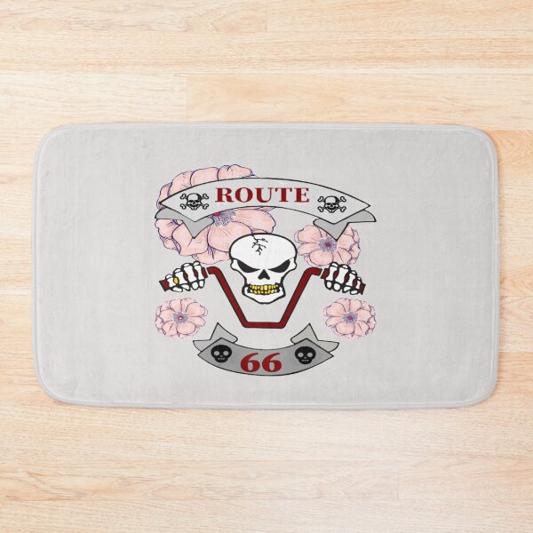 Item preview, ROUTE 66 MOTORCYCLE SKULL designed and sold by loiret1958.