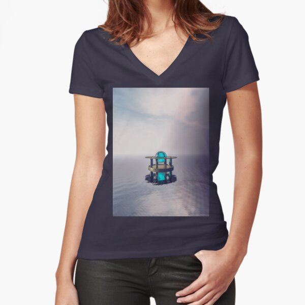 Fitted V-Neck T-Shirt