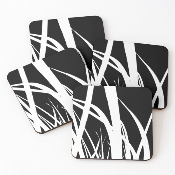 Item preview, Abstract Nature Black and White designed and sold by badlydrawnbabe.