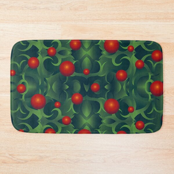 Item preview, Red Space Balls in Organic Green Galaxy designed and sold by jeff-jones.