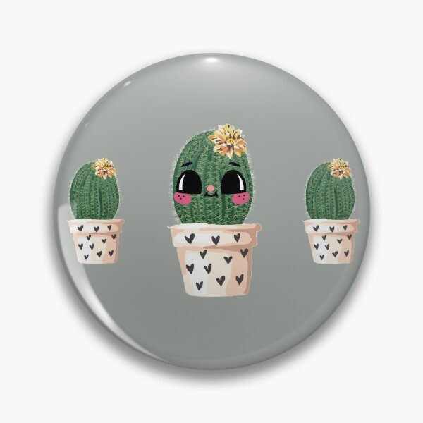 Aperçu de l'œuvre KAWAII CACTUS TRIO créée et vendue par WokeWords.