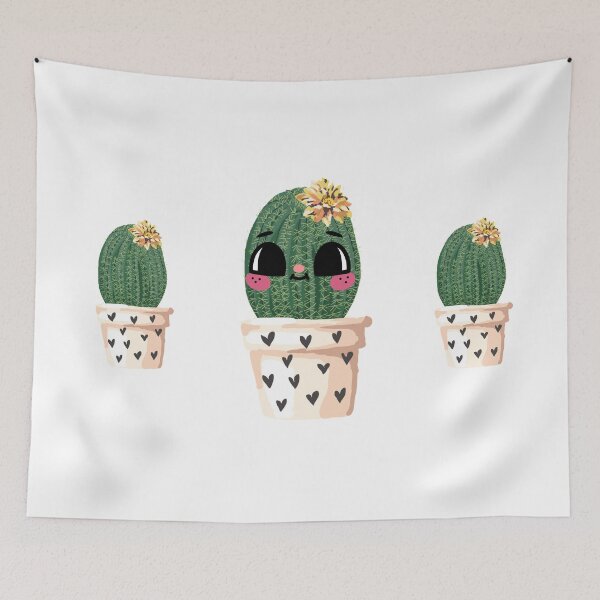 Item preview, KAWAII CACTUS TRIO designed and sold by WokeWords.