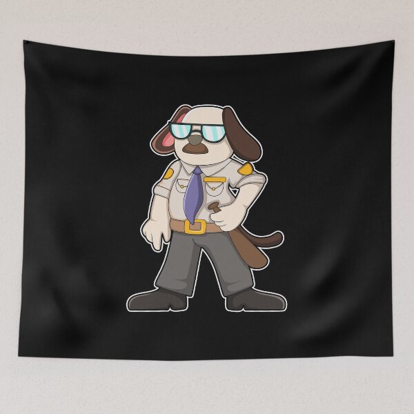 Item preview, Dog Cop Baton Police designed and sold by Snabdesign84.