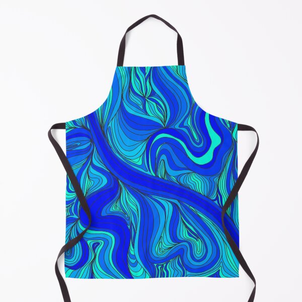 Item preview, trippy blue and turquoise swirls designed and sold by CreativePetlin.