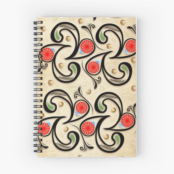 Item preview, Chakra Paisley Note Pad designed and sold by LabittyArt.