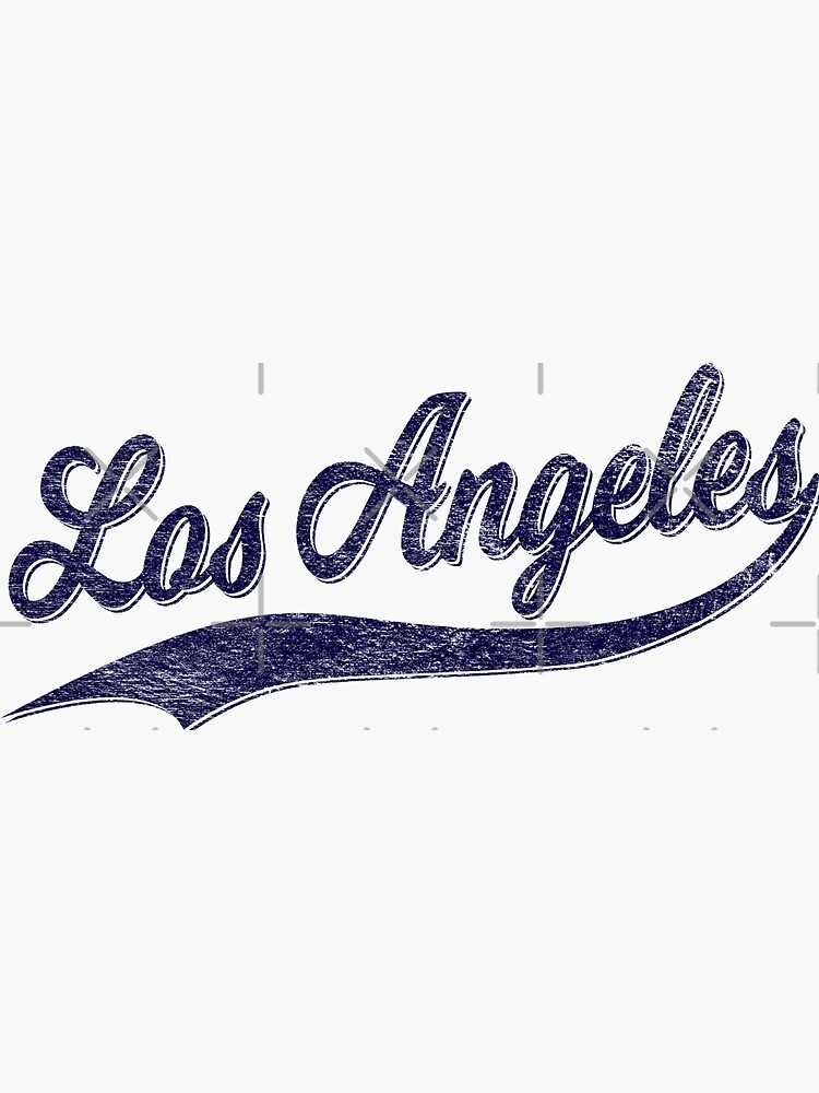 Los Angeles Cursive Decal