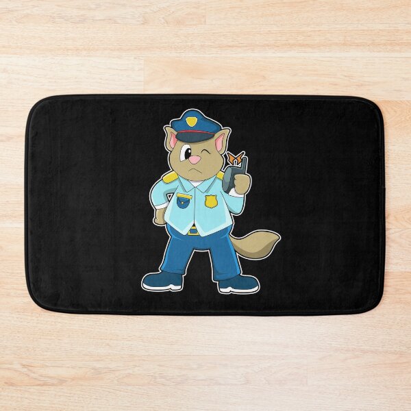 Item preview, Cat Cop Microphone Police designed and sold by Snabdesign84.