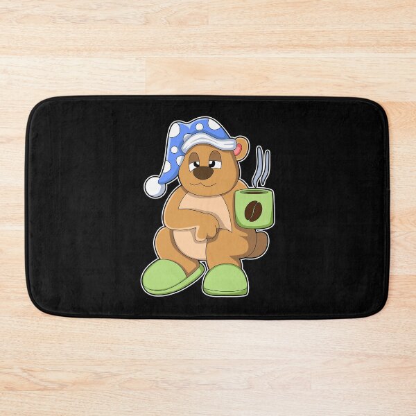 Item preview, Bear with Cup of Coffee & Sleepyhead designed and sold by Snabdesign84.
