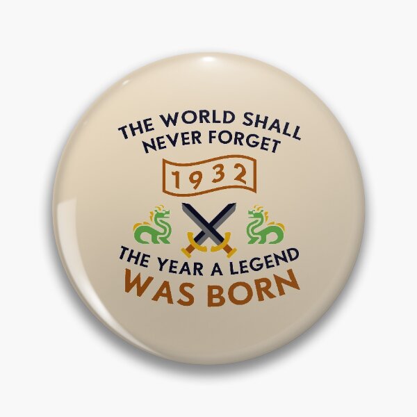Item preview, 1932 The Year A Legend Was Born Dragons and Swords Design (Dark) designed and sold by Graograman.