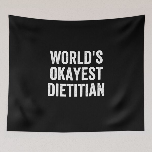 Item preview, Worlds Okayest Dietitian Funny designed and sold by happinestSHOP.