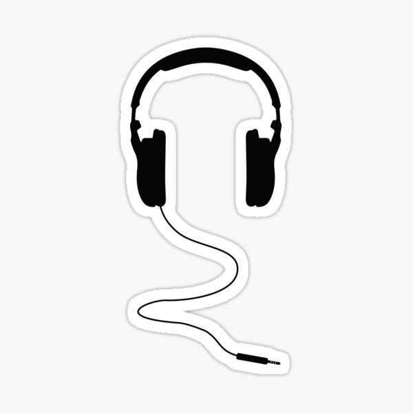 Headphone Stickers - Free communications Stickers