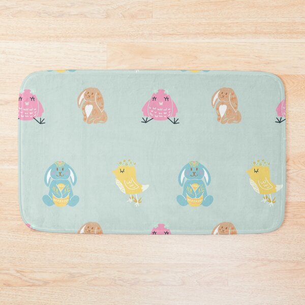 Item preview, Easter spring bunny and chick cute pattern designed and sold by TheWaterBirds.