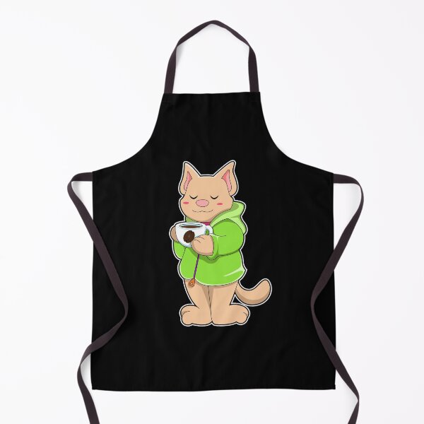 Item preview, Cat with Cup of Coffee & Pajamas designed and sold by Snabdesign84.