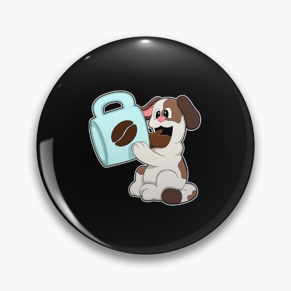 Item preview, Dog with Cup of Coffee designed and sold by Snabdesign84.