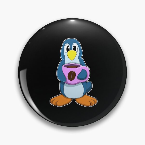 Item preview, Penguin with Cup of Coffee designed and sold by Snabdesign84.