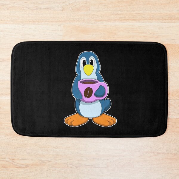 Item preview, Penguin with Cup of Coffee designed and sold by Snabdesign84.