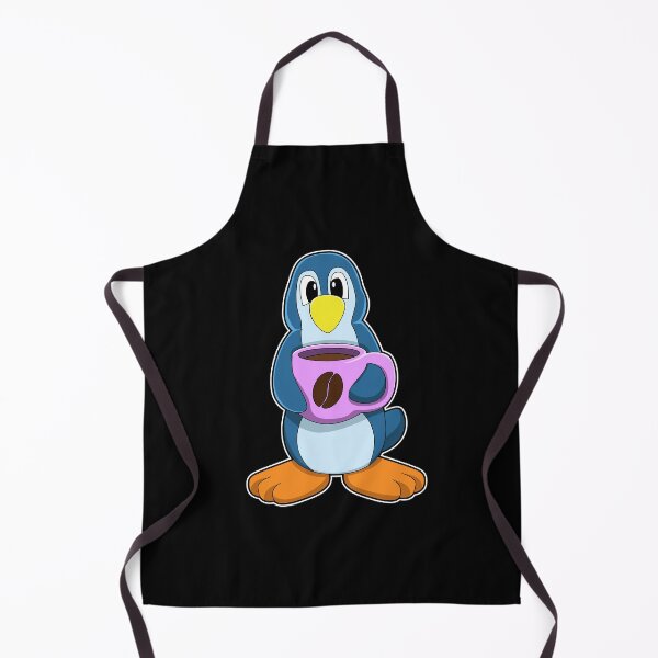 Item preview, Penguin with Cup of Coffee designed and sold by Snabdesign84.