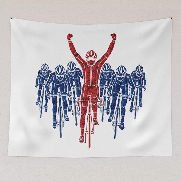 Item preview, Cycling Race Abstract designed and sold by SportsT-Shirts.