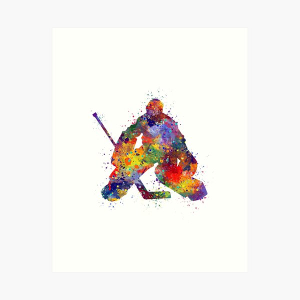 Vintage Retro Ice Hockey Player Silhouette Sun Gift Digital Art by Art  Grabitees - Pixels