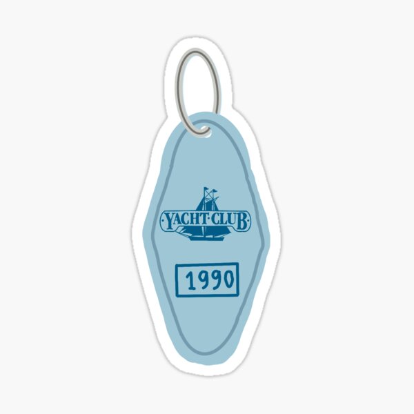 Yacht Club Key Chain Sticker