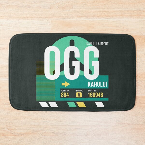 Item preview, Kahului Maui (OGG) Airport Code Baggage Tag designed and sold by SLAG-Creative.