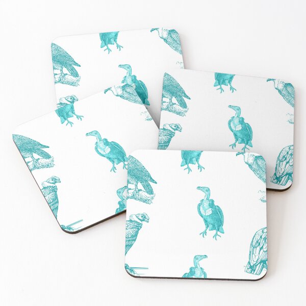 Item preview, Vulture illustration pattern designed and sold by TheWaterBirds.