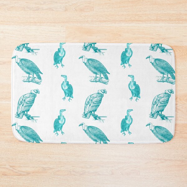 Item preview, Vulture illustration pattern designed and sold by TheWaterBirds.