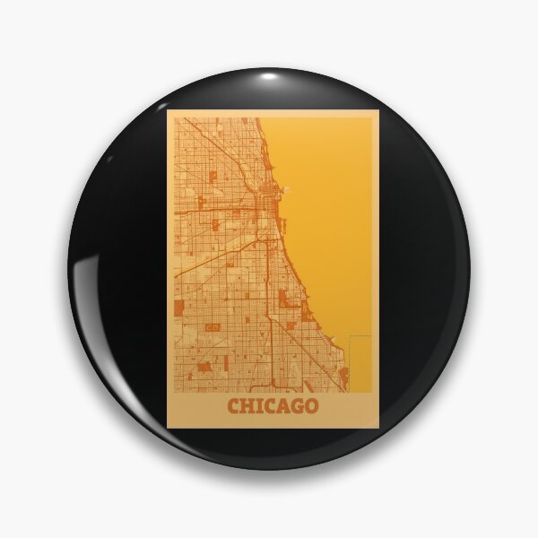 Item preview, Chicago Map designed and sold by MyIdentityShop.