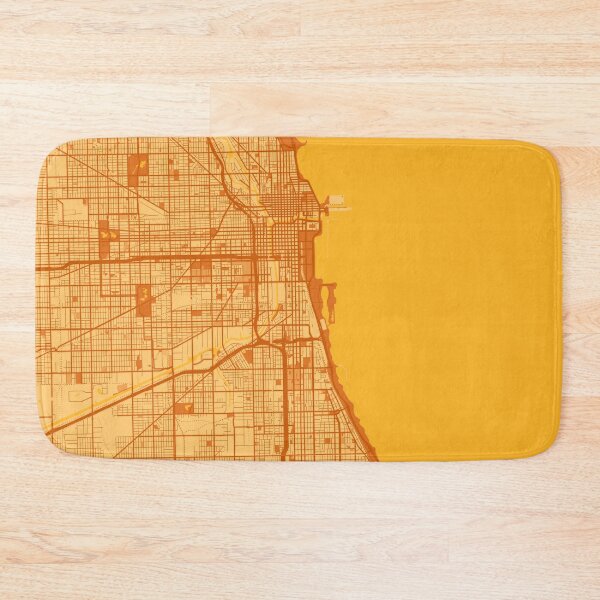 Item preview, Chicago Map designed and sold by MyIdentityShop.