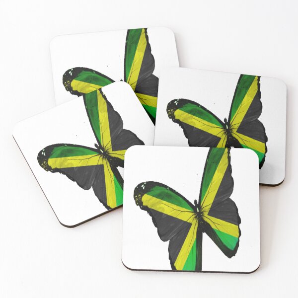Item preview, Butterfly Jamaica flag colors,  designed and sold by Mr7Williams.