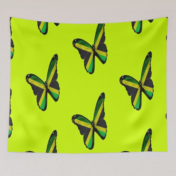 Item preview, Butterfly Jamaica flag colors,  designed and sold by Mr7Williams.