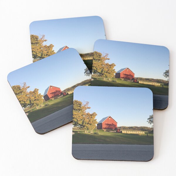 Item preview, Red barn landscape  designed and sold by Russ  Fagle.