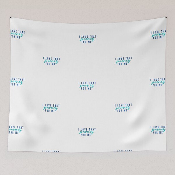 Item preview, I Love That Journey For Me (blue) designed and sold by jaimesmartin.