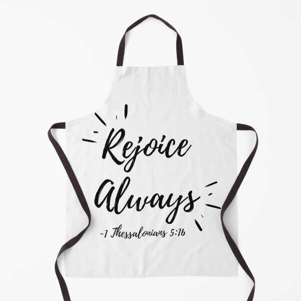 Item preview, Rejoice Always (black text) designed and sold by Grace Feucht.