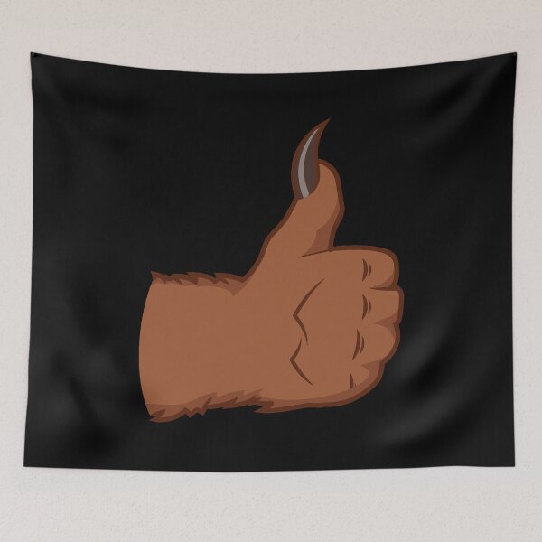 Item preview, Werewolf Beast Thumbs Up Hand Gesture Wolfman Bear  designed and sold by BEAST NYC.