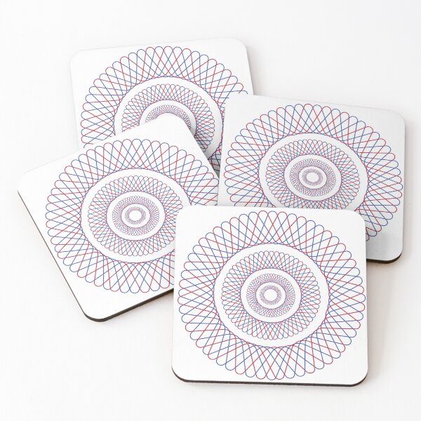 Item preview, Red and Blue Spirograph designed and sold by Hannah King.