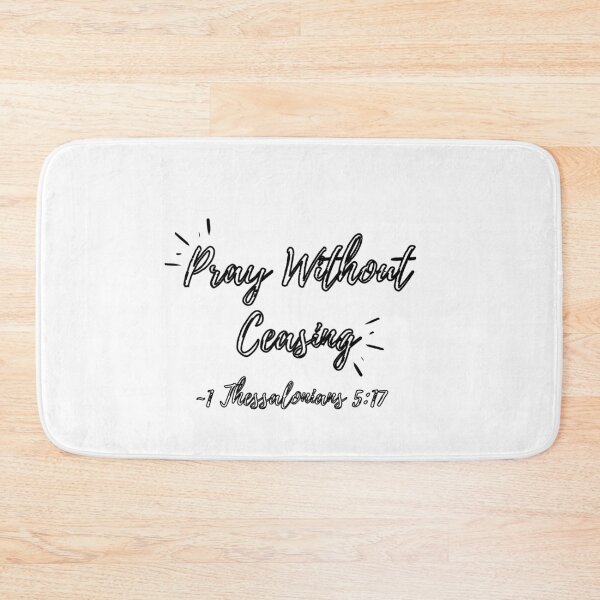 Item preview, Pray Without Ceasing (black hollow text) designed and sold by Grace Feucht.