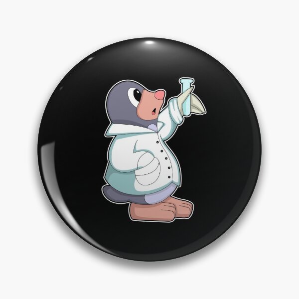 Item preview, Mole as Scientist with Test tube designed and sold by Snabdesign84.