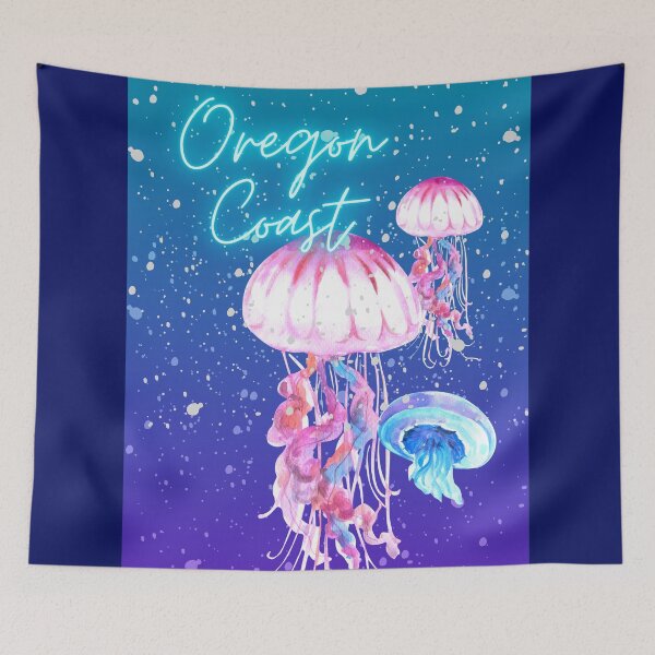 Item preview, Oregon Coast Jellyfish Under the Sea Northwest designed and sold by DansDankDesigns.